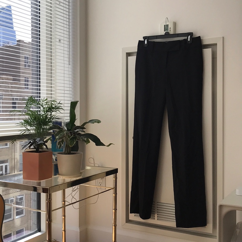 Ann Taylor Straight Leg Black Pants NWOT